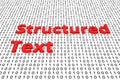 Structured text