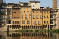 Structures along the Arno River in Florence