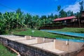 Structures Exterior For Coffee Farm Beans Sorting In Kenya East Africa