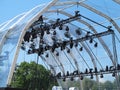 Structures of stage illumination lights equipment and projectors