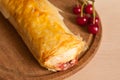 Strudel with Fruits and Cottage Cheese