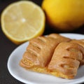 Strudel with lemon