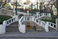Strudlhofstiege an old staircase in Vienna landmark Royalty Free Stock Photo