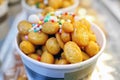 Struffoli, typical Neapolitan pastry.