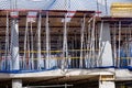 Struts on a building site
