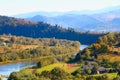 Stryi River in the Carpathians. Royalty Free Stock Photo