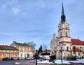 Church of Our Lady Protectress in Stryi, Ukraine Royalty Free Stock Photo