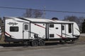 Stryker toy hauler by Cruiser RV. Cruiser RV is a division of Heartland Recreational Vehicles and Thor Industries