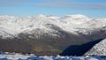 Stryn valley from Mount Hoven top in Loen in Vestland in Norway Royalty Free Stock Photo