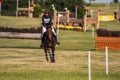 Strzegom Horse Trials, Morawa, Poland - June, 25, 2022: Dutch Justus Valk on horse Fitzgerald, on the Cross Country