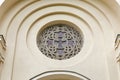 Sts. Cyril and Methodius church fragment in Ljubljana. Royalty Free Stock Photo