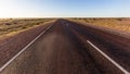 The Stuart highway crosses Australia from north to south Royalty Free Stock Photo