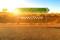 Stuart Highway signboard Royalty Free Stock Photo