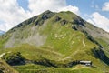 Stubnerkogel (2200 m) is beautiful panoramic mountain in the spa and sports resort of Bad Gastein in the Austrian Alps