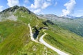 Stubnerkogel (2200 m) is beautiful panoramic mountain in the spa and sports resort of Bad Gastein in the Austrian Alps Royalty Free Stock Photo
