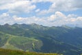 stubnerkogel mountains landscape in summertime Royalty Free Stock Photo