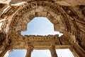 Stucco and Columns at the Jupiter temple in Baalbek, Bekaa valley, Lebanon Royalty Free Stock Photo