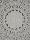 Stucco moulding, samples of a stucco moulding from plaster Royalty Free Stock Photo