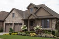 Stucco Stone House Pretty Garden