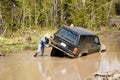 Stuck 4x4 Royalty Free Stock Photo