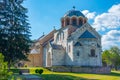 Studenica monastery during a sunny day in Serbia Royalty Free Stock Photo