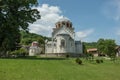 Studenica monastery, 12th-century Serbian orthodox monastery located near city of Kraljevo Royalty Free Stock Photo