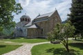 Studenica monastery, 12th-century Serbian orthodox monastery located near city of Kraljevo Royalty Free Stock Photo