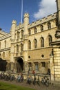 Student bikes at Cambridge University Royalty Free Stock Photo