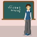 Student blackboard vector