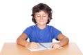 Student child studying Royalty Free Stock Photo