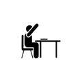 Student, classroom, child icon. Element of education pictogram icon. Premium quality graphic design icon. Signs and symbols