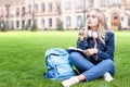 Student doing homework Royalty Free Stock Photo