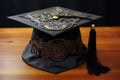 Student graduation cap. Generate Ai Royalty Free Stock Photo