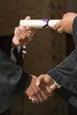 Student graduation ceremony Royalty Free Stock Photo