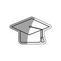 Student graduation hat Royalty Free Stock Photo