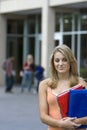 Student Holding Books Royalty Free Stock Photo