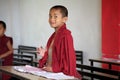 Student at the Labrang Gompa , Sikkim, India
