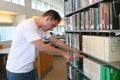 Student in Library