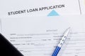 Student Loan Application Royalty Free Stock Photo