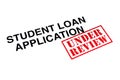 Student Loan Application Under Review