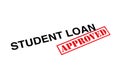 Student Loan Approved Royalty Free Stock Photo