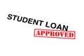 Student Loan Approved Royalty Free Stock Photo