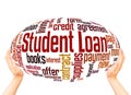 Student loan word cloud concept