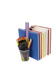 Student Needs Books, Pencils, and Calculator Royalty Free Stock Photo