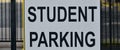 Student Parking at an Higher Education Institution Royalty Free Stock Photo