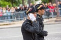 Student of Polytechnic Engineering school (Ecole polytechnique) during Military parade (Defile) in Royalty Free Stock Photo