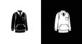 Student School Uniform with Backpack Vector Icon Set Royalty Free Stock Photo