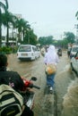 Crossing a Flooded Road