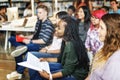 Student Study Classmate Classroom Lecture Concept Royalty Free Stock Photo