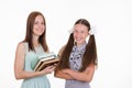 Student and teacher Royalty Free Stock Photo